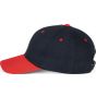 K-up Casquette - 6 panneaux navy/red