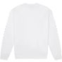 Bella Unisex sponge fleece drop shoulder sweatshirt white