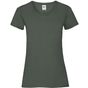 fruit of the loom Tee-shirt femme Valueweight vert_bouteille