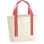 Westford Mill Sac bateau biologique Earthaware™ natural/classic_red