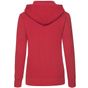 fruit of the loom Classic Hooded Sweat Lady-Fit rouge