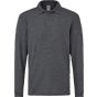 fruit of the loom Kids 65/35 long sleeve polo dark heather grey