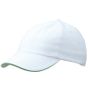 Myrtle Beach 6-Panel Raver Sandwich Cap white/lime_green