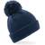 Beechfield Bonnet enfant à pompon réfléchissant french_navy