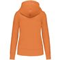 Kariban Sweat-shirt à capuche écoresponsable à fermeture zippée femme light_orange