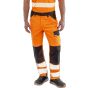 Result RECYCLED DYNAMIC STRETCH SAFETY TROUSER fluorescent_orange