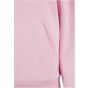 Build Your Brand Ladies Fluffy Hoody Soft pink