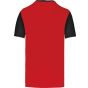ProAct Maillot manches courtes bicolore unisexe sporty_red/black