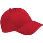 Beechfield Casquette 5 panneaux Ultimate rouge classique