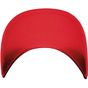 flexfit 5-Panel Premium Curved Visor Snapback Cap red