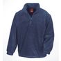 result 1/4 Zip Fleece Top navy