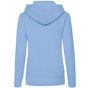 fruit of the loom Classic Hooded Sweat Lady-Fit bleu_ciel