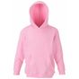fruit of the loom Premium Hooded Sweat Kids rose_pale