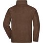 James&Nicholson Full-Zip Fleece brown