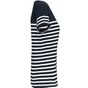 kariban T-shirt marin col rond Bio femme navy/white_stripe