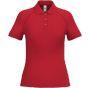 iDeal Basic Brand Polo sport femme ideal_red