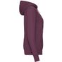 fruit of the loom Classic Hooded Sweat Lady-Fit bordeaux