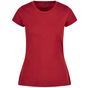 Build Your Brand Basic Ladies Basic Tee burgundy
