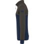 WK Designed To Work Sweat-shirt écoresponsable col zippé unisexe navy/dark_grey