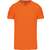 kariban T-shirt col V manches courtes - orange - L