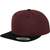 flexfit Classic Snapback 2-Tone Cap maroon/black