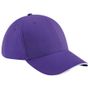 Beechfield Casquette Athleisure à 6 panneaux purple/white
