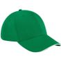 Beechfield Casquette Athleisure à 6 panneaux kelly_green/white