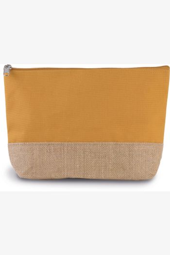 Image produit Pochette en toiles de coton et jute