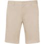 Kariban Bermuda chino homme beige