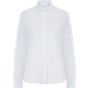 Henbury Ladies' long sleeved ‘cotton feel' coolplus shirt white