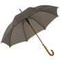 L-merch Automatic Umbrella With Wooden Handle Tango grey