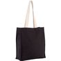 Kimood Sac cabas avec soufflet noir