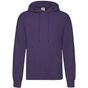 fruit of the loom Classic Hooded Sweat purple