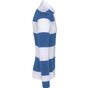 Kariban Polo rayé manches longues unisexe light_royal_blue/white_stripes