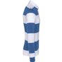 kariban Polo rayé manches longues unisexe light_royal_blue/white_stripes