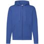 fruit of the loom Classic Hooded Sweat Jacket - bleu_royal - XL