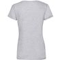 fruit of the loom Valueweight V-Neck T Lady-Fit sport_grey
