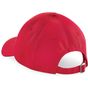 Beechfield Casquette de baseball authentique rouge classique