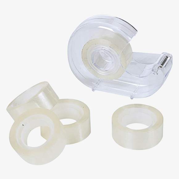Clear packing tape and dispenser christmas shop
