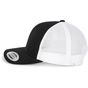 K-up Casquette Trucker modèle rétro - 6 panneaux black/white