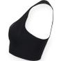 SF Clothing Women´s work out cropped top black