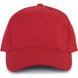 K-up Casquette 5 panneaux Oeko-Tex red