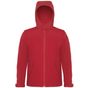 B&C Collection Hooded Softshell /Kids red