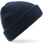 Beechfield Bonnet classique à tricot gaufré french_navy