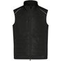 James&Nicholson Men´s Hybrid Vest black/black