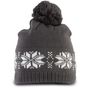 K-up Bonnet tricoté motif étoile steel_grey