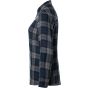 karlowsky Ladies' checked blouse urban-style navy