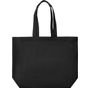 True Blanks by HM Group Cotton Canvas Large Tote off_black