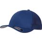 flexfit Mesh Cotton Twill Trucker Cap - royal - S/M