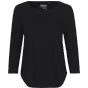 Neutral Ladies 3/4 Sleeve T-Shirt black
